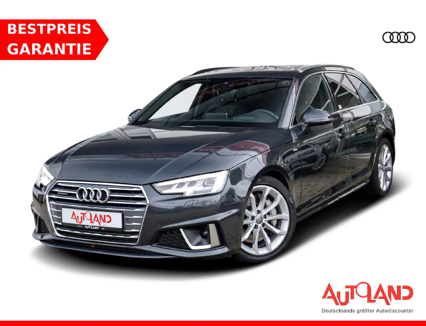 Audi A4 Avant 45 3.0 TDI quattro S line LED Head-Up Grau - 1