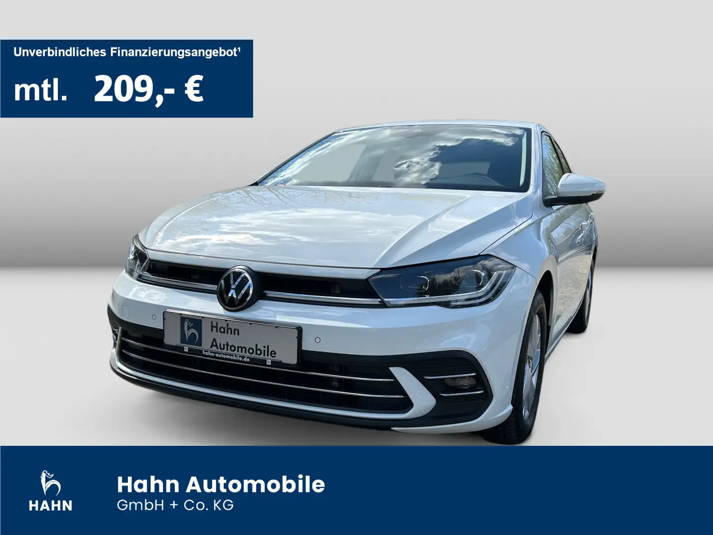 Volkswagen Polo Style 1.0TSI DSG LED Navi Klima App ACC Blanc - 1