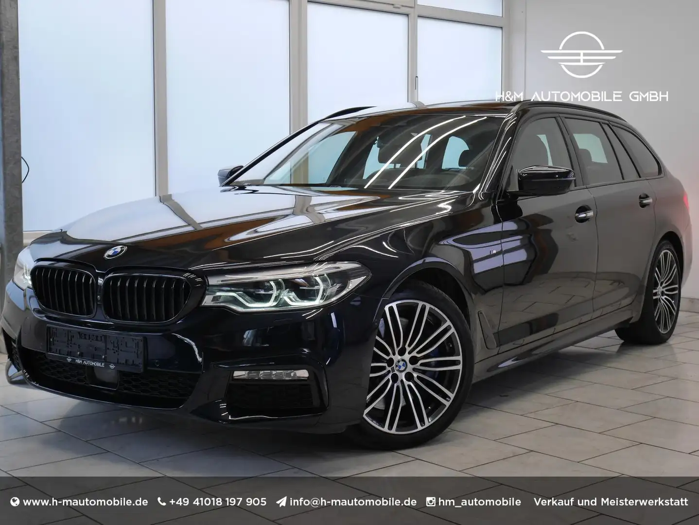 BMW 540 d xDrive M-Sport~Sitzklima/Head Up/Pano/H&K Schwarz - 1