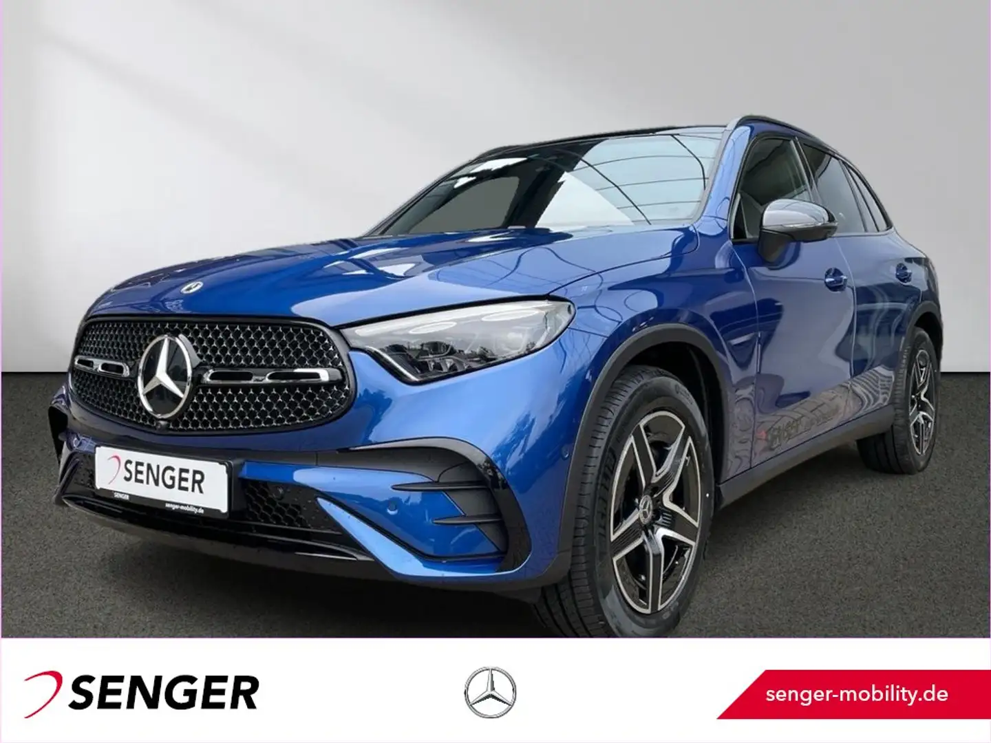 Mercedes-Benz GLC 220 d 4M AMG Panorama DigitalLight AHK 360°K Blau - 1