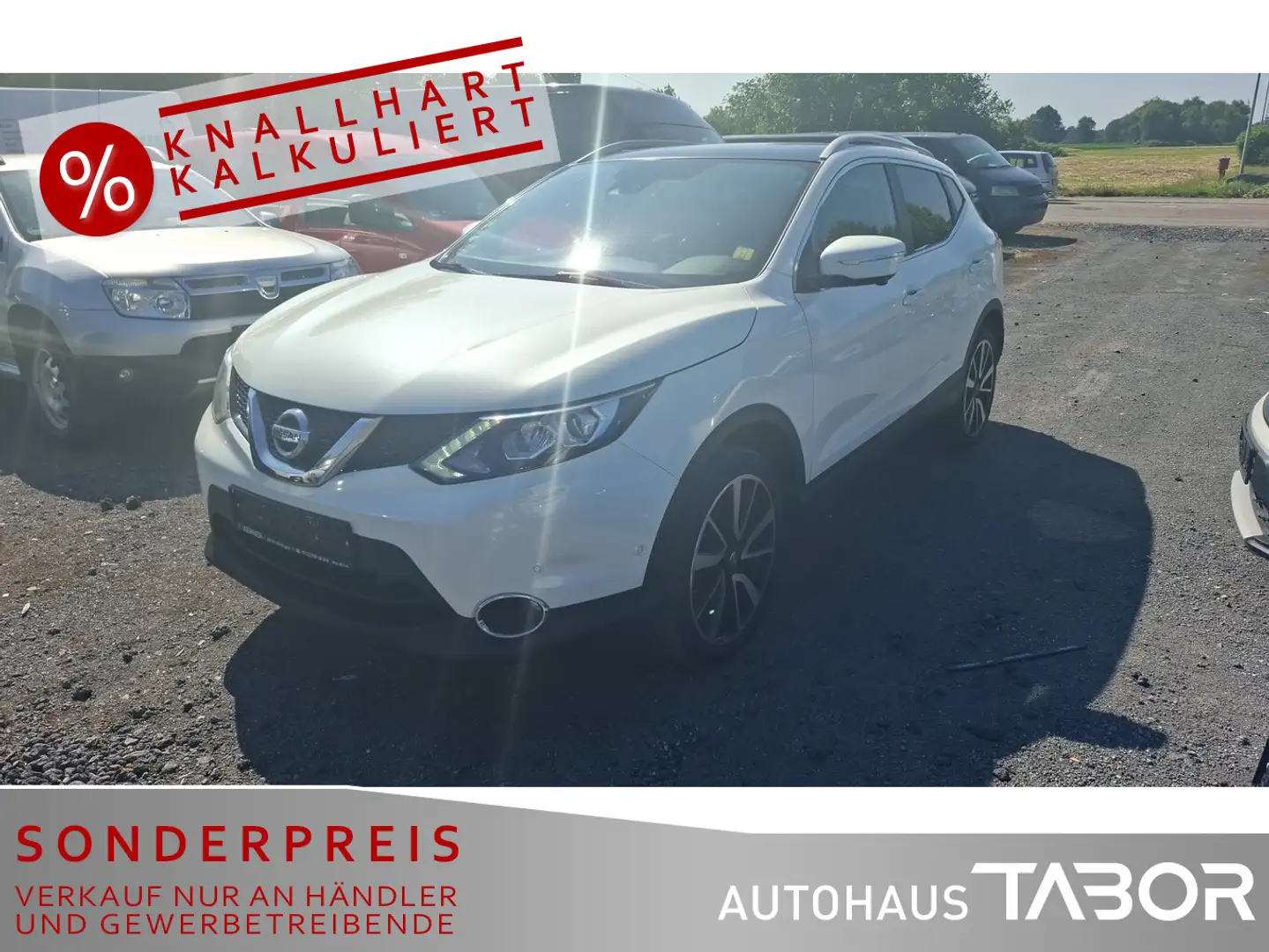 Nissan Qashqai 1.6 dCi Tekna 4x2 Pano Navi 360° AHK LED Weiß - 1