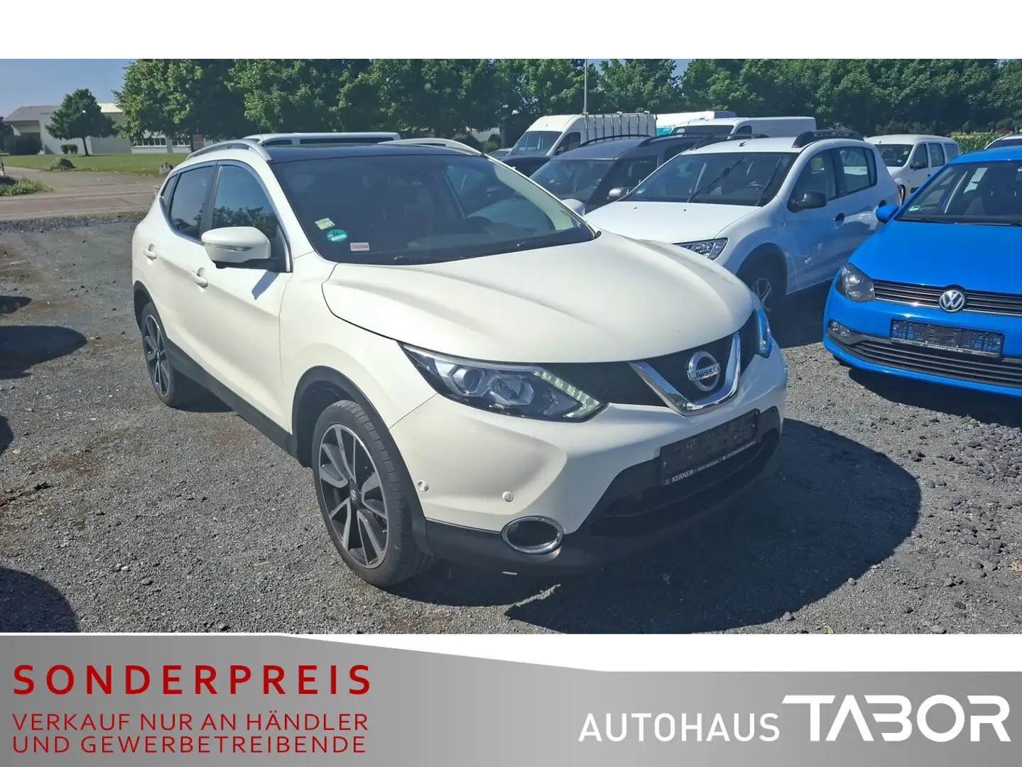 Nissan Qashqai 1.6 dCi Tekna 4x2 Pano Navi 360° AHK LED Weiß - 2