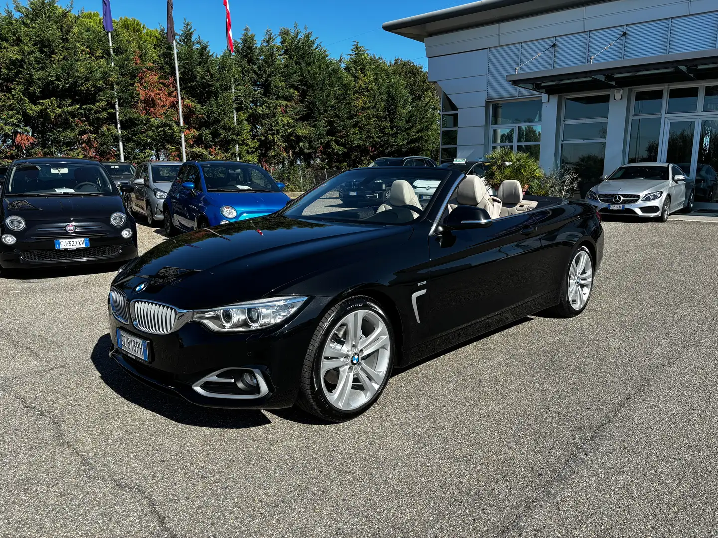 BMW 420 BMW 420d Cabrio Luxury - 2015 Nero - 1