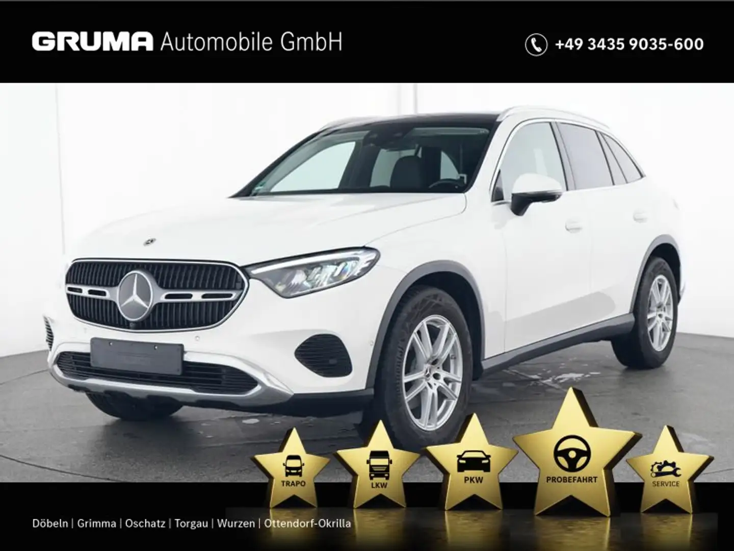 Mercedes-Benz GLC 220 GLC 220 d 4M +Avantgarde+AHK+Pano+CarPlay+360°+ Weiß - 1