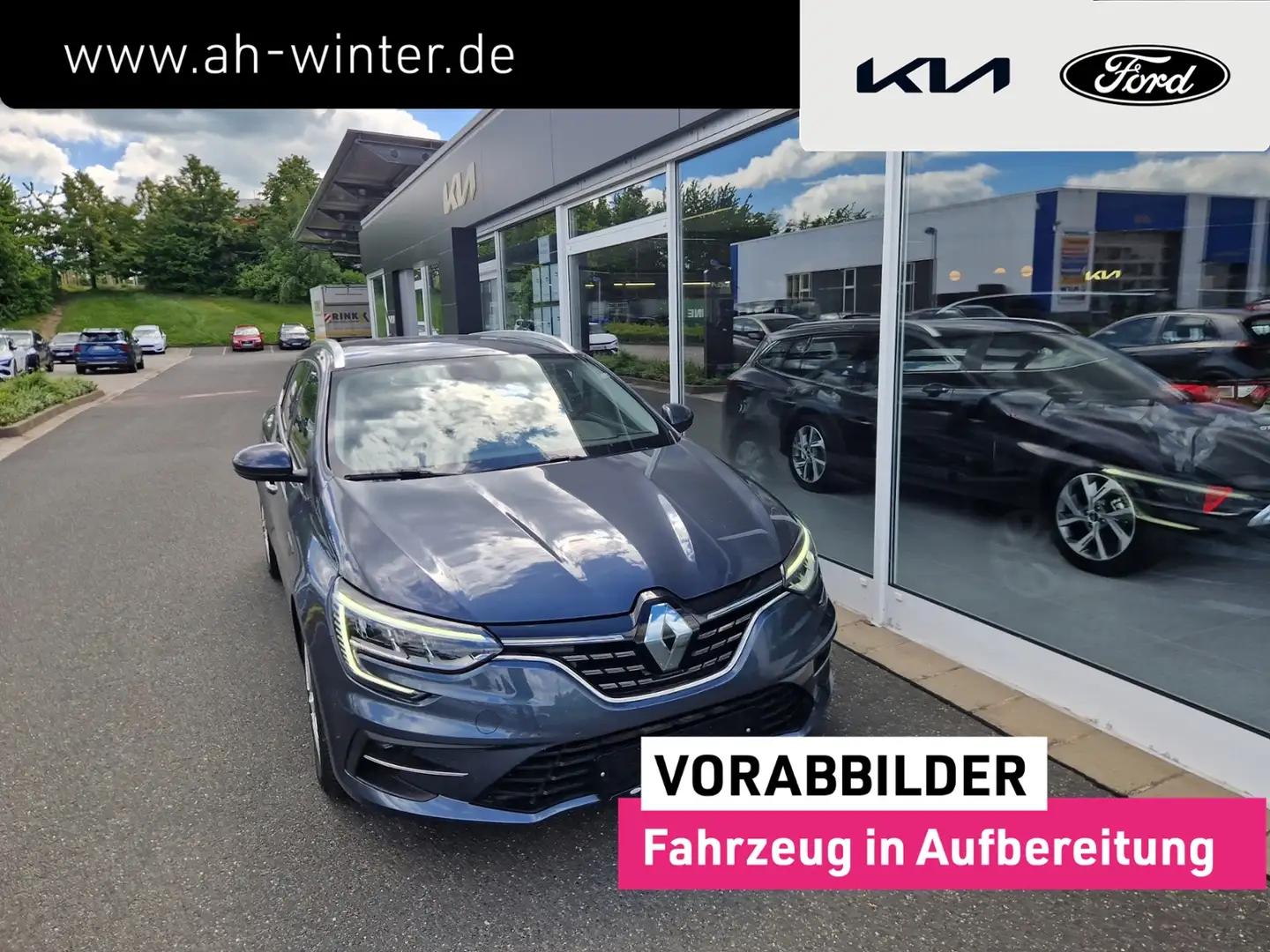 Renault Megane Grandtour TCE140 DCT Business Ed. LED Navi SHZ RF Gris - 1