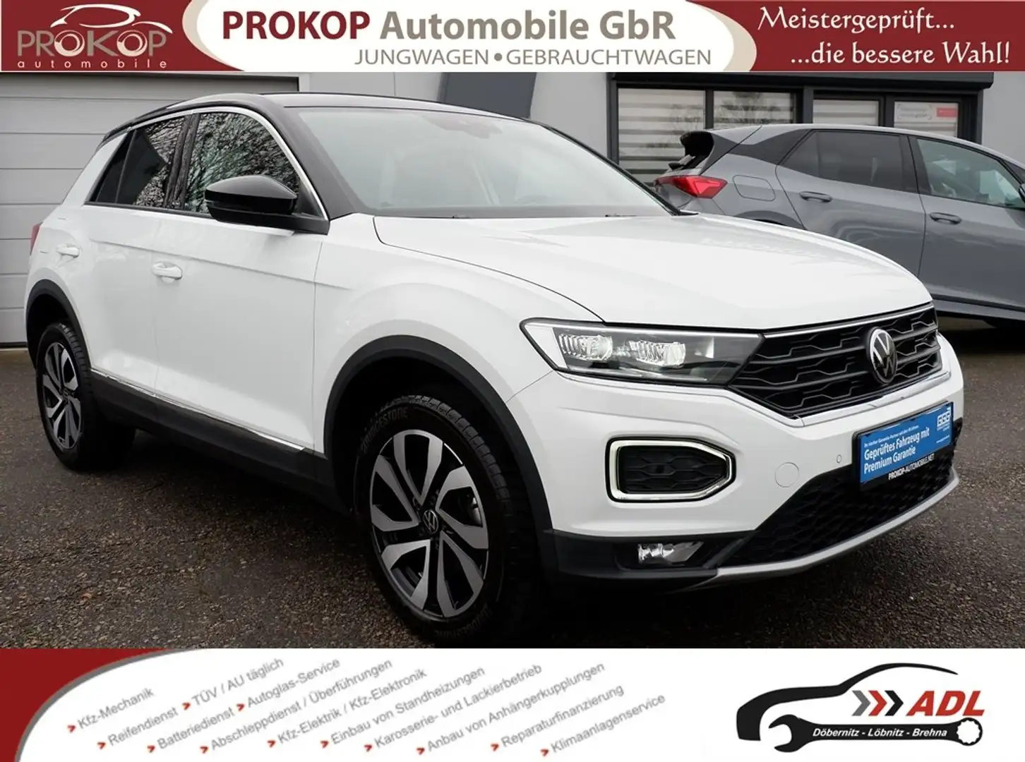 Volkswagen T-Roc Active Kamera LED Navi WiPa Spiegel-Paket Garantie Weiß - 1