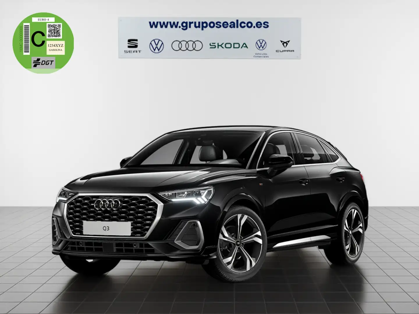 Audi Q3 Sportback 35 TDI Black line S tronic Negro - 1