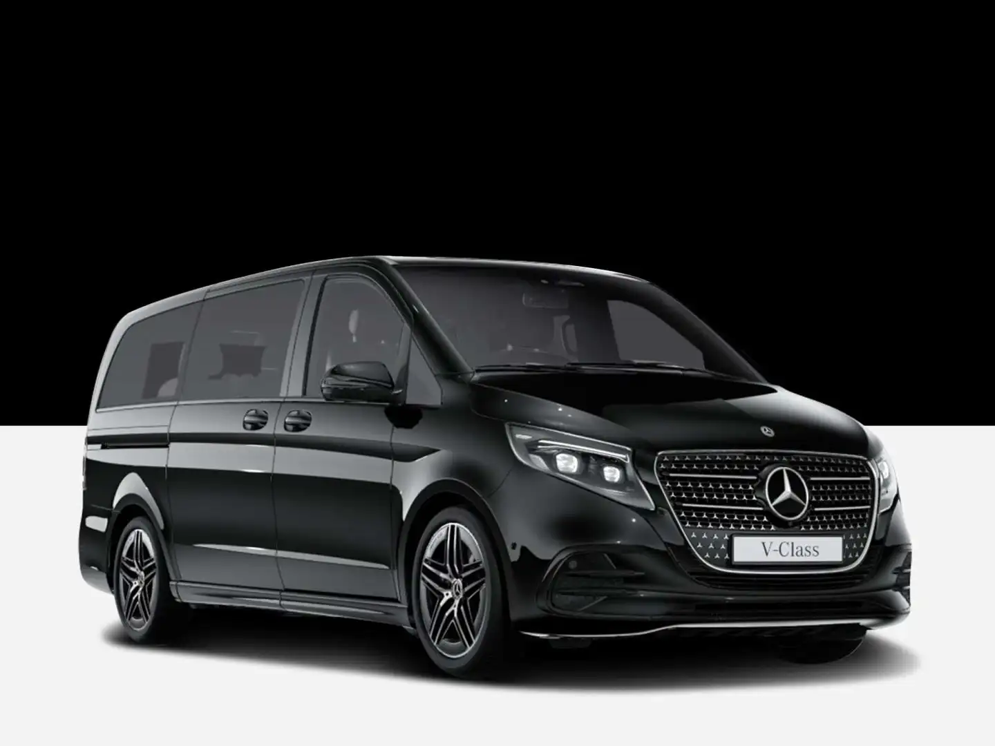 Mercedes-Benz V 300 V 300 d AVANTGARDE Lang  AMG Line/Basic/Navi/Klima Zwart - 1