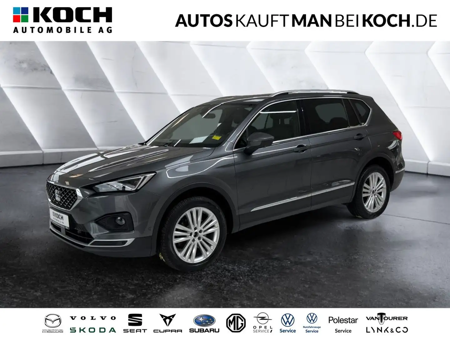 SEAT Tarraco 2.0 TDI DSG 4Drive Xcellence AHK PANO PDC Gris - 1