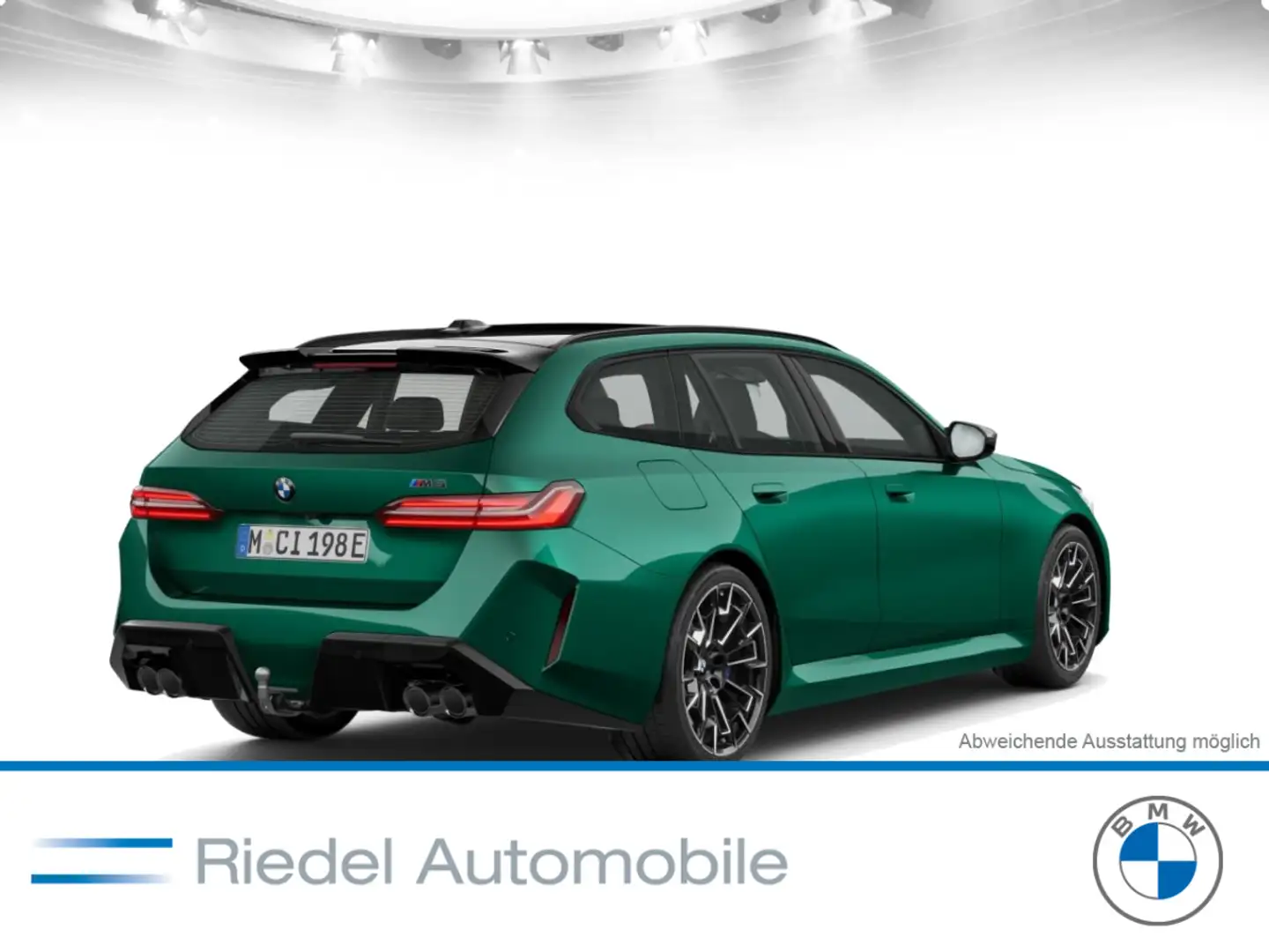 BMW M5 Plug-In Hybrid Touring xDrive Navi Leder Glasdach Vert - 2