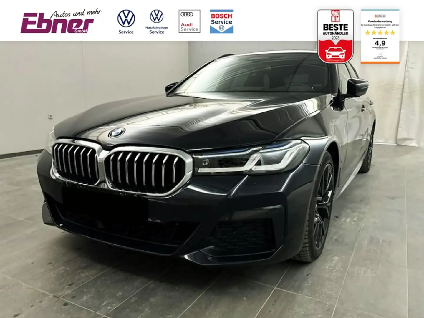 BMW 530 d touring M-SPORT xDRIVE NP:98tEUR! LUFT+AHK+PANO+ Noir - 1