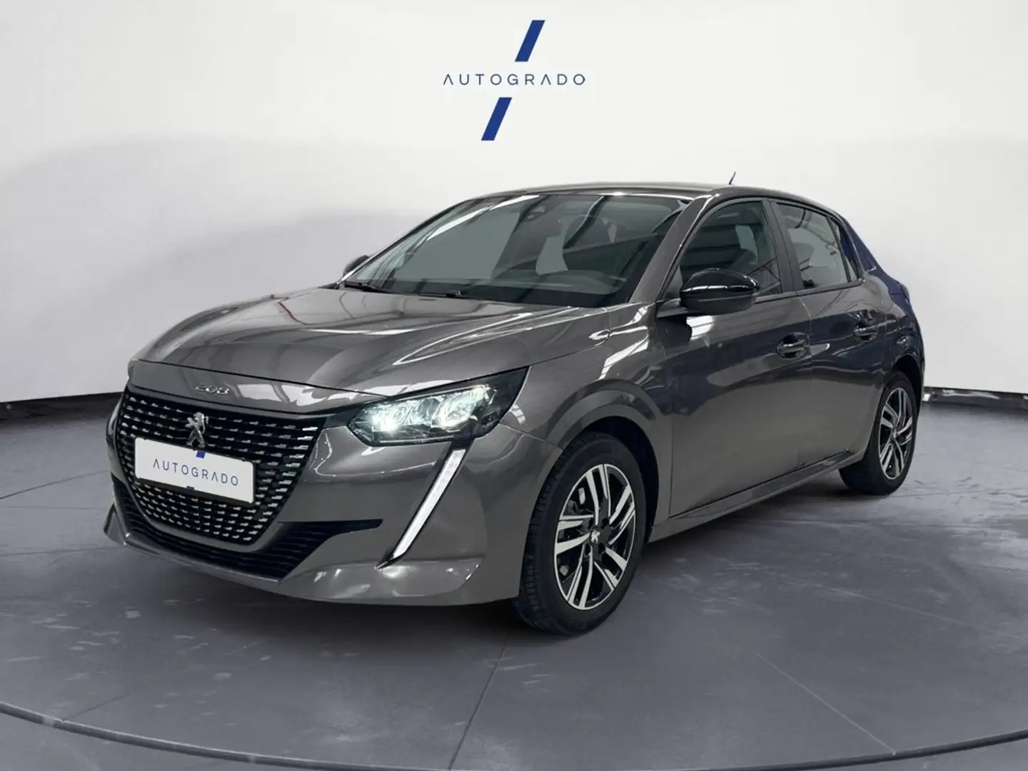 Peugeot 208 1.2 Puretech S&S Active Pack 75 Gris - 1