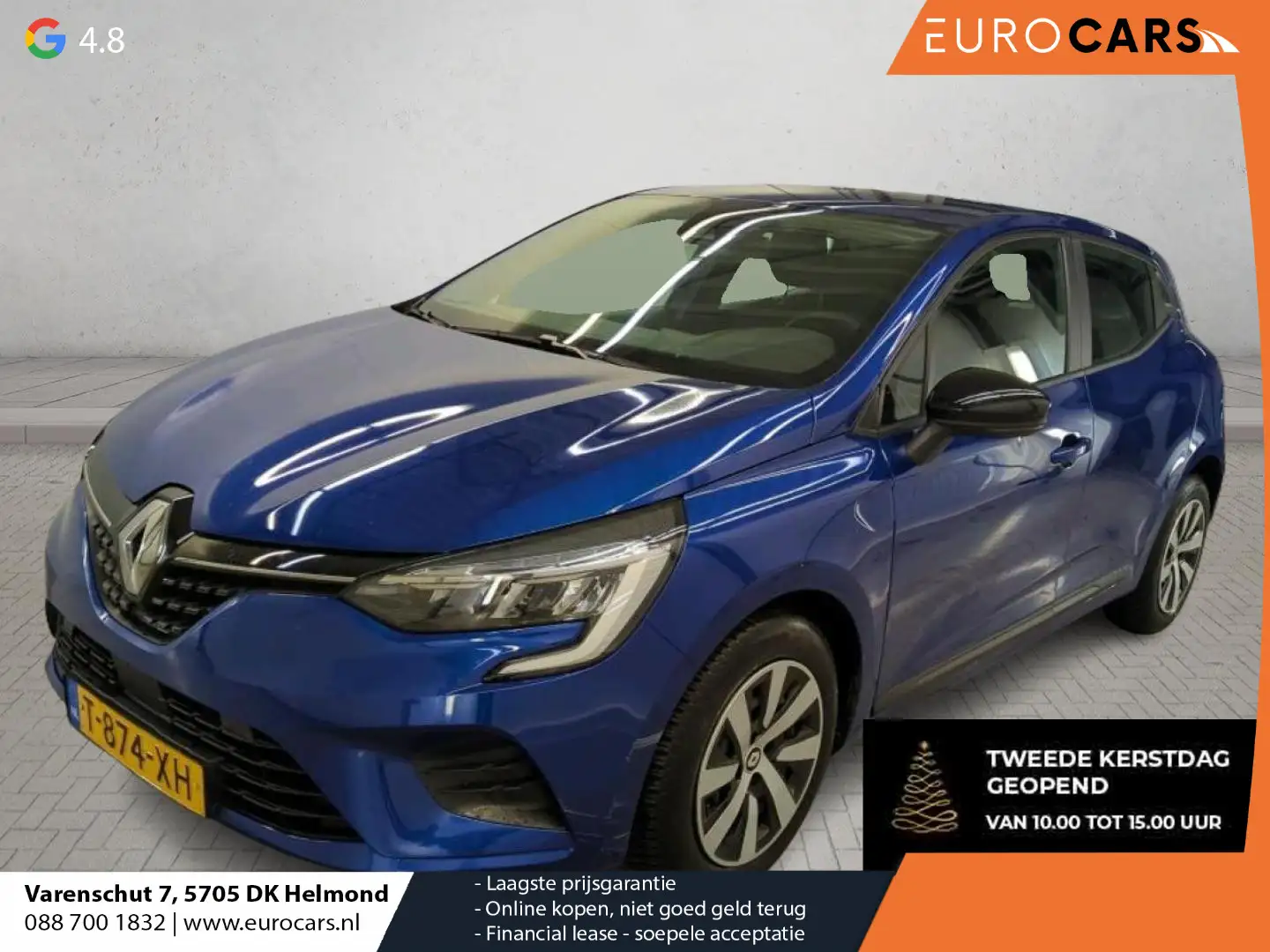 Renault Clio 1.0 TCe 90 Equilibre Airco Navi Cruise Control Ful Bleu - 1