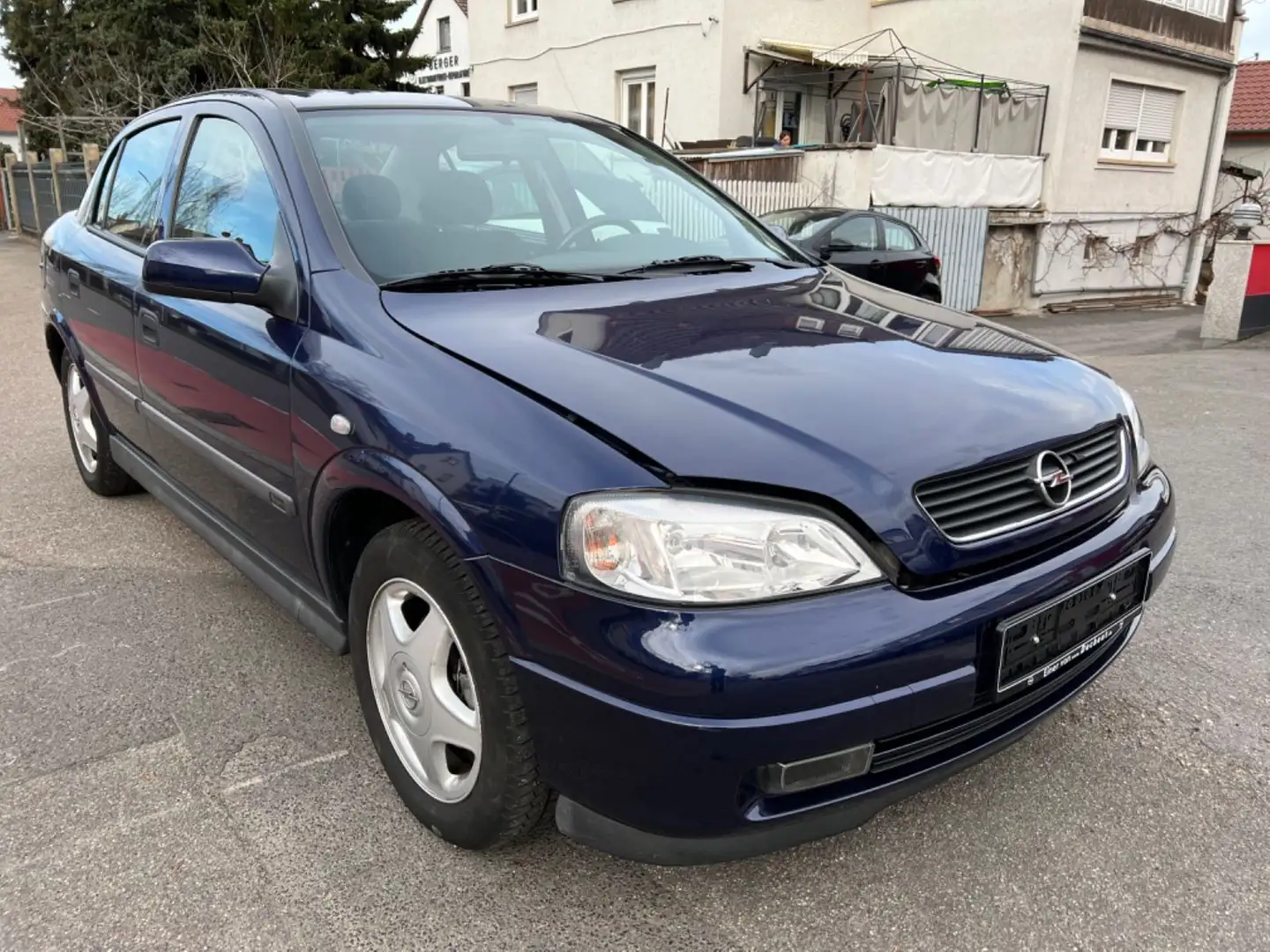 Opel Astra G Lim. Elegance/Klima/NSW/96000Km/Tempomat Blau - 1