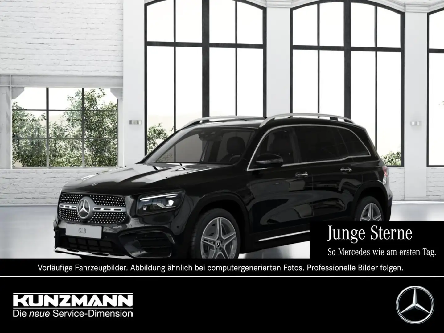 Mercedes-Benz GLB 220 4M AMG Panorama HUD Distronic Burmester Schwarz - 1