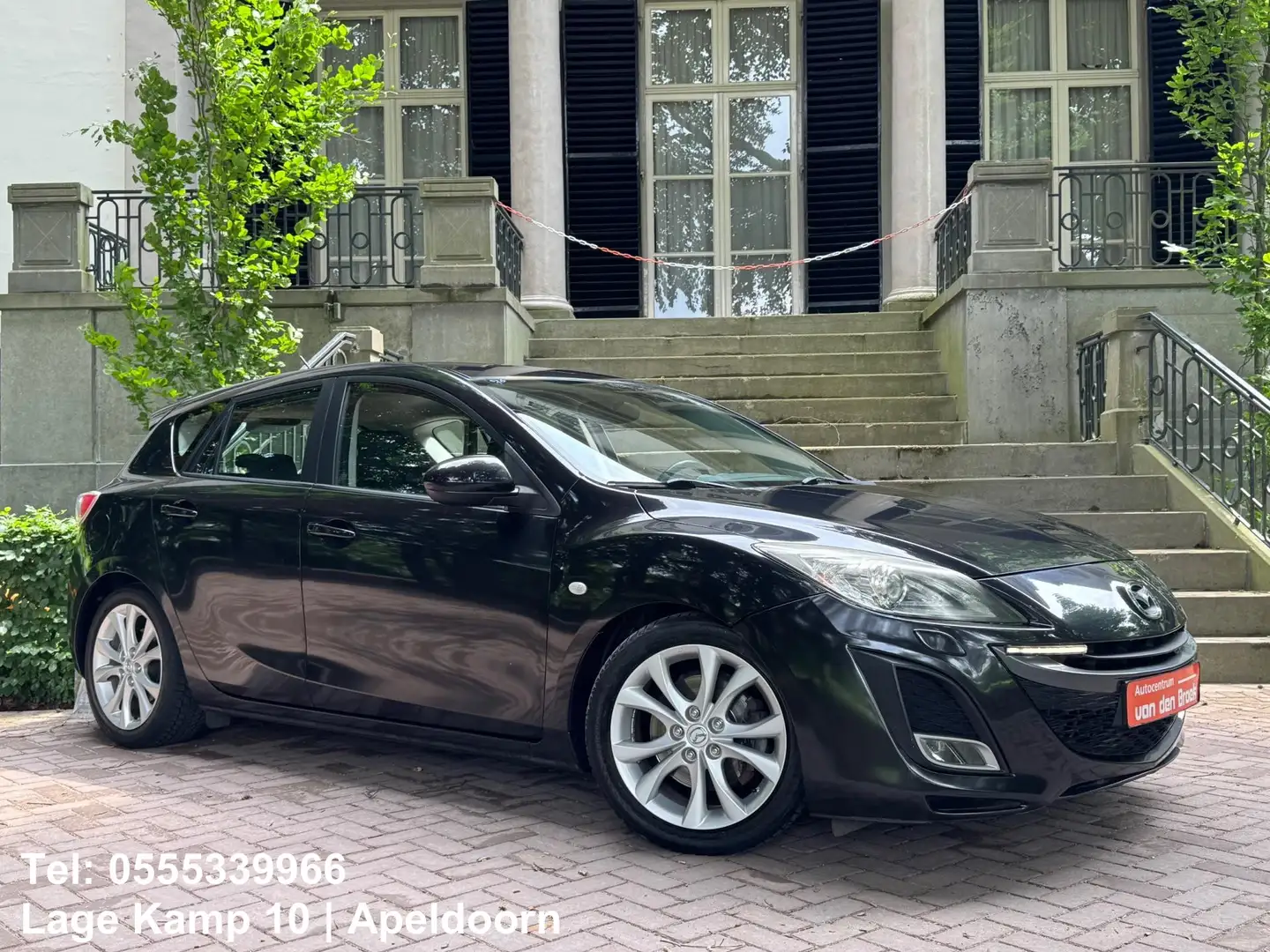 Mazda 3 2.0 DiSi GT-L Xenon Navi Keyless Go Climate Cruise Zwart - 1