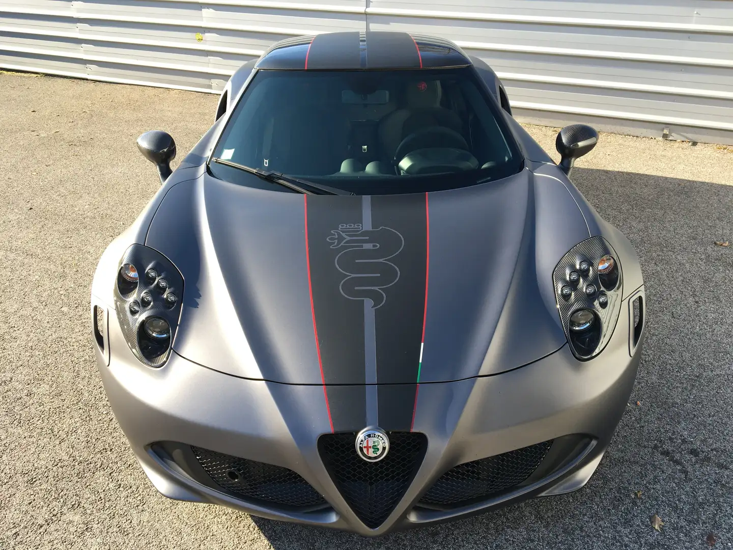 Alfa Romeo 4C 4C 1750 Tbi 240 ch TCT Competizione Gris - 2