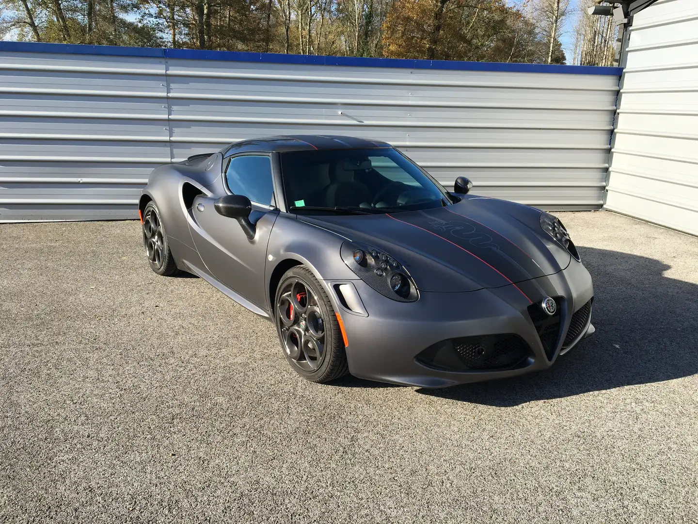 Alfa Romeo 4C 4C 1750 Tbi 240 ch TCT Competizione Gris - 1