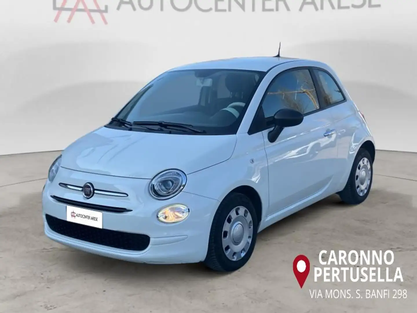 Fiat 500 1.0 hybrid 70cv Weiß - 1