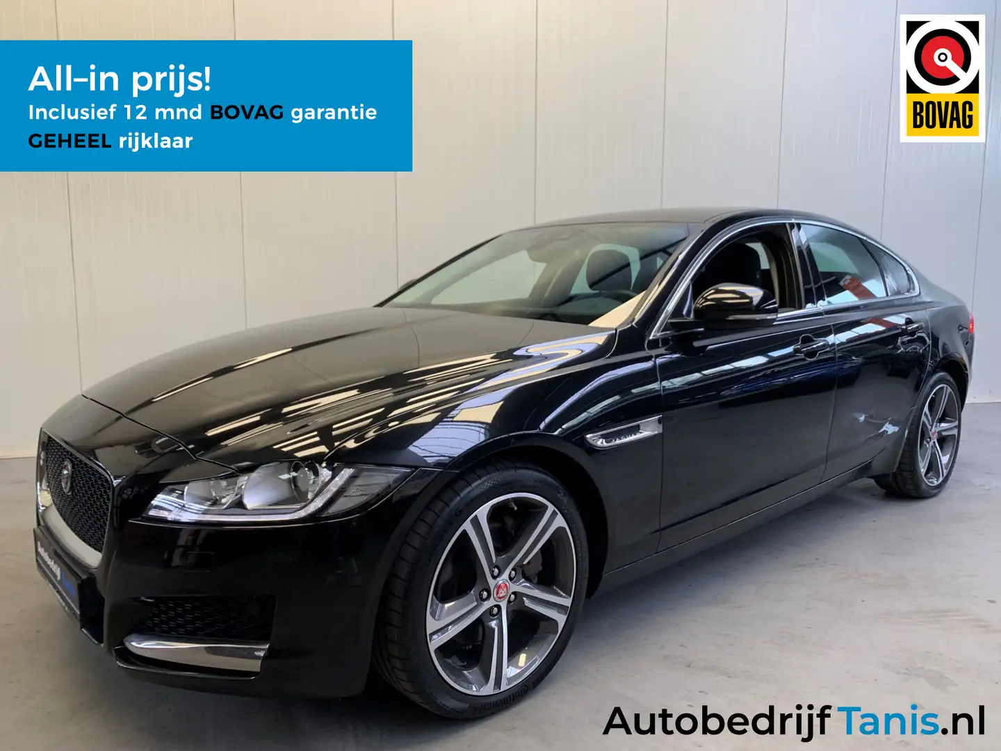 Jaguar XF 2.0t Prestige VIRTUAL COCKPIT-NAVI-LANE ASSIST-ECC Zwart - 1