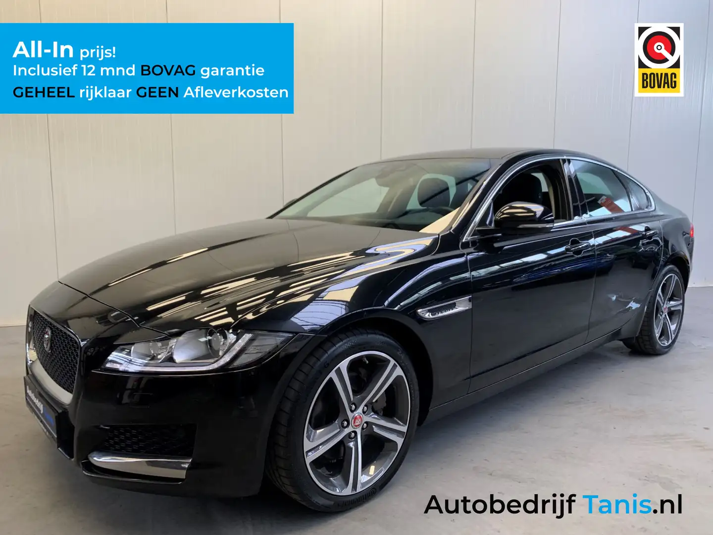 Jaguar XF 2.0t Prestige VIRTUAL COCKPIT-NAVI-LANE ASSIST-ECC Zwart - 1
