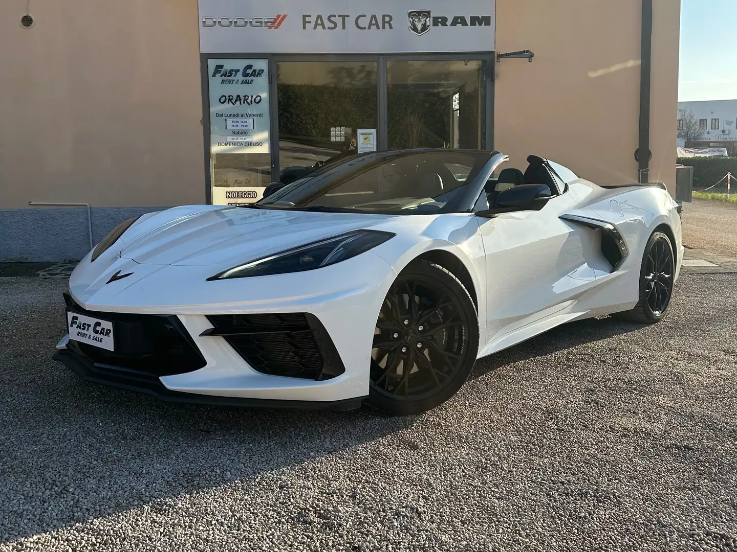 Corvette C8 SOLO NOLEGGIO  Cabrio 6.2 2LT auto SOLO NOLEGGIO Blanco - 1