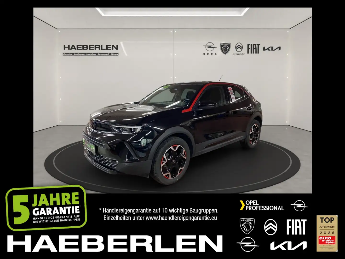 Opel Mokka 1.2 Turbo GS Line Sitzh.*Kamera*PDC Negro - 1