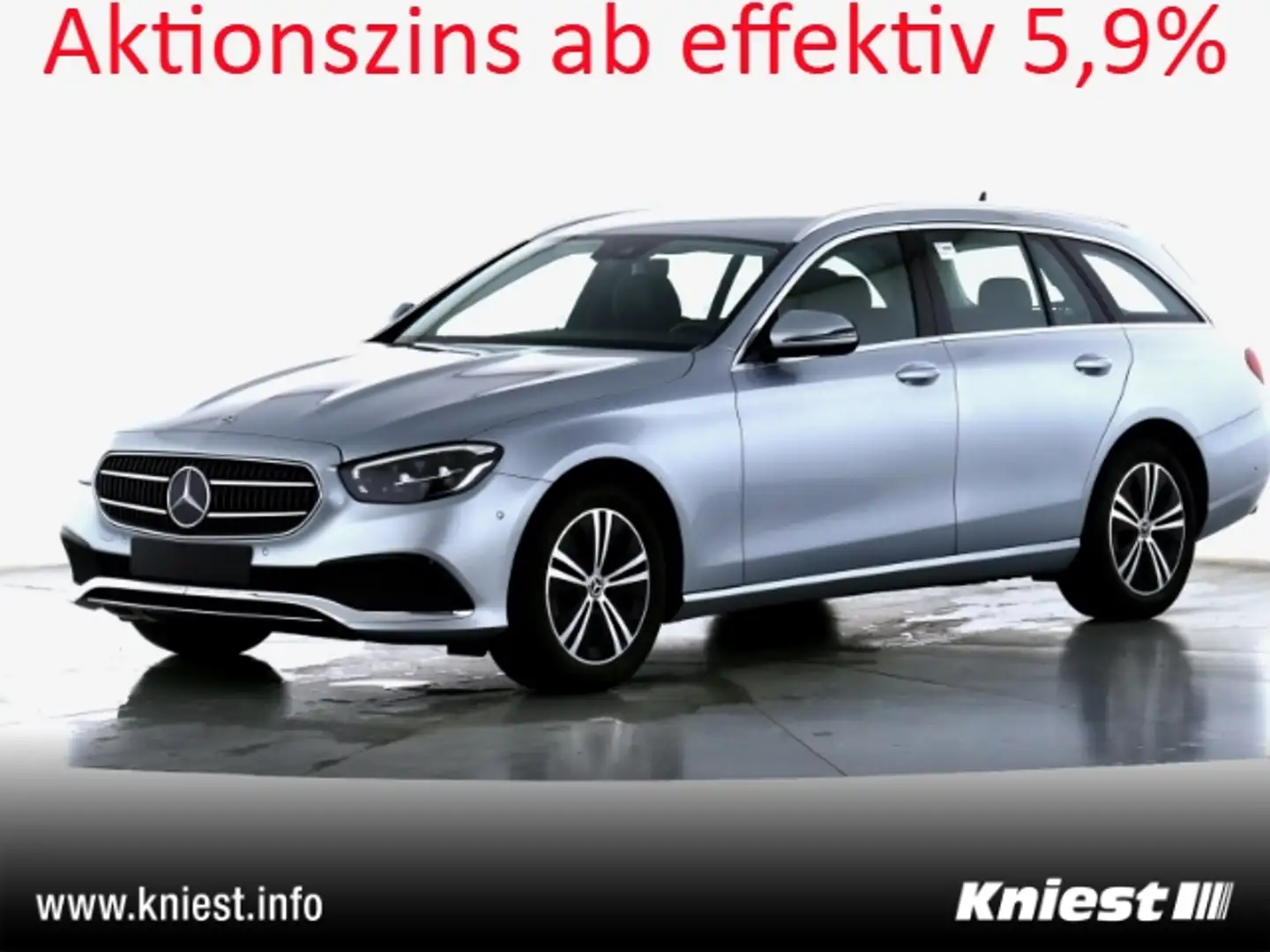 Mercedes-Benz E 220 T d Avantgarde Kamera Spur Spiegel Silber - 1
