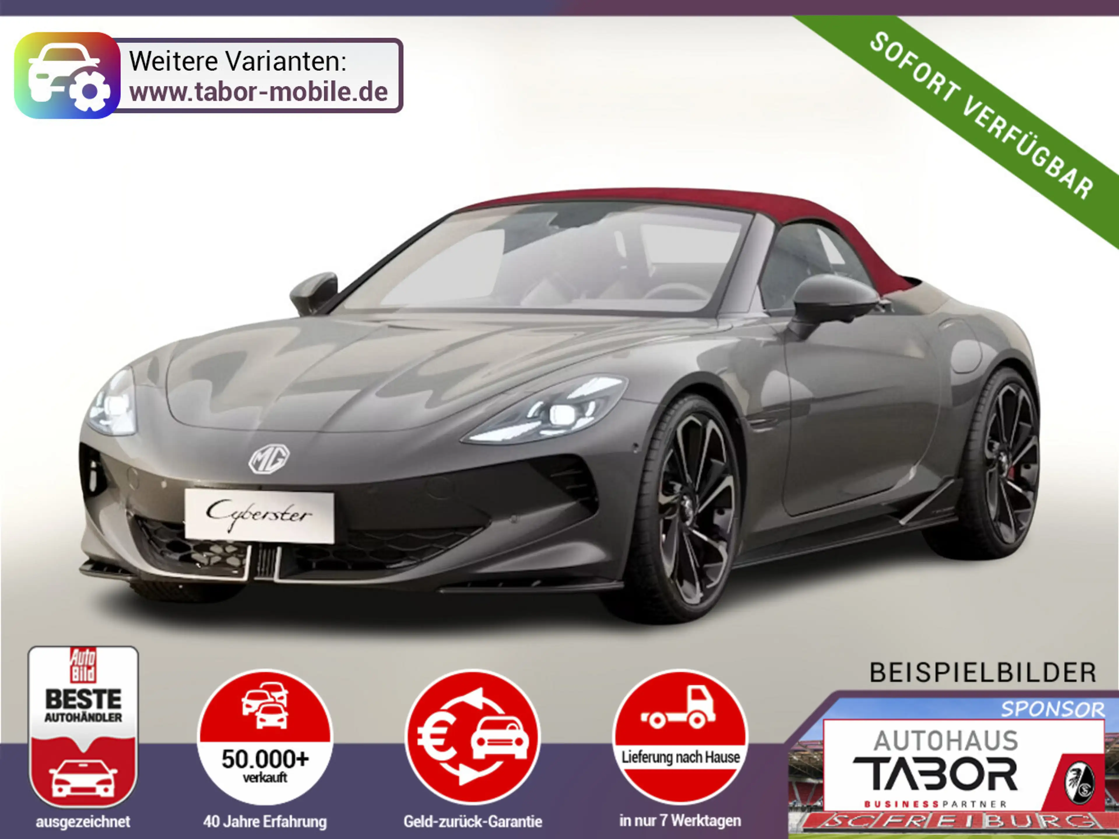 MG Cyberster XPower 77kWh AWD ACC Bose UVP-18%*