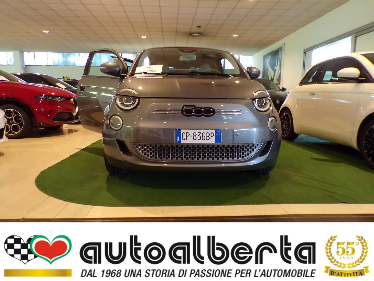 Fiat 500e 3+1 La Prima 42kWh 118cv 100%elettrica (KM.14.184) Grigio - 2