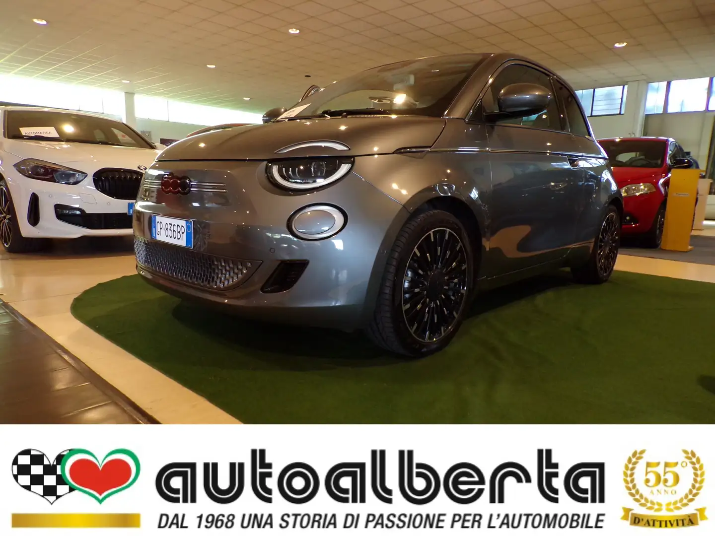 Fiat 500e 3+1 La Prima 42kWh 118cv 100%elettrica (KM.14.184) Grigio - 1