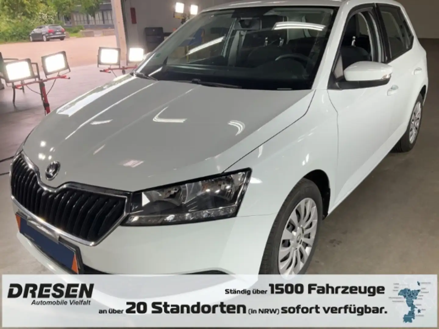 Skoda Fabia Cool Plus DAB Klima el.SP Spieg. beheizbar teilb.R Wit - 1