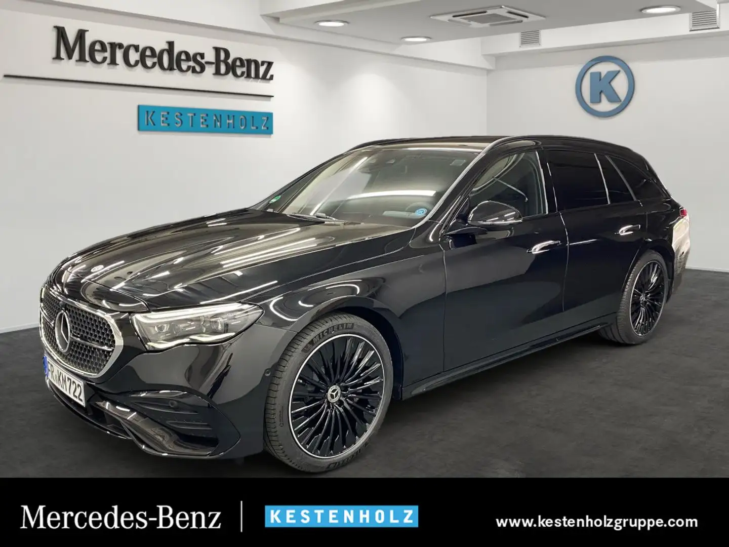 Mercedes-Benz E 220 d T Edition AMG+NIGHT+360°+AHK+KEYLESS Schwarz - 1
