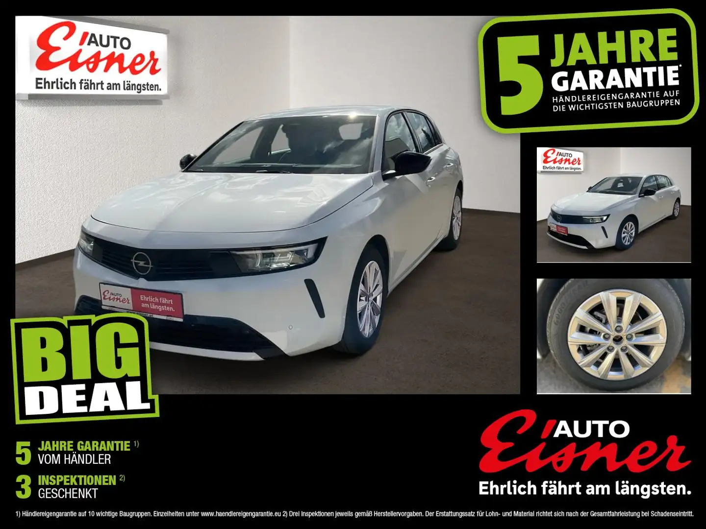 Opel Astra 5T 1.2 Weiß - 1