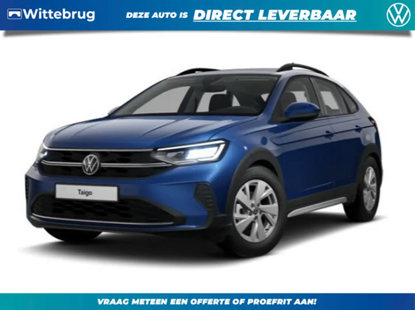 Volkswagen Taigo 1.0 TSI Life OUTLET ACTIE WITTEBRUG Bleu - 1