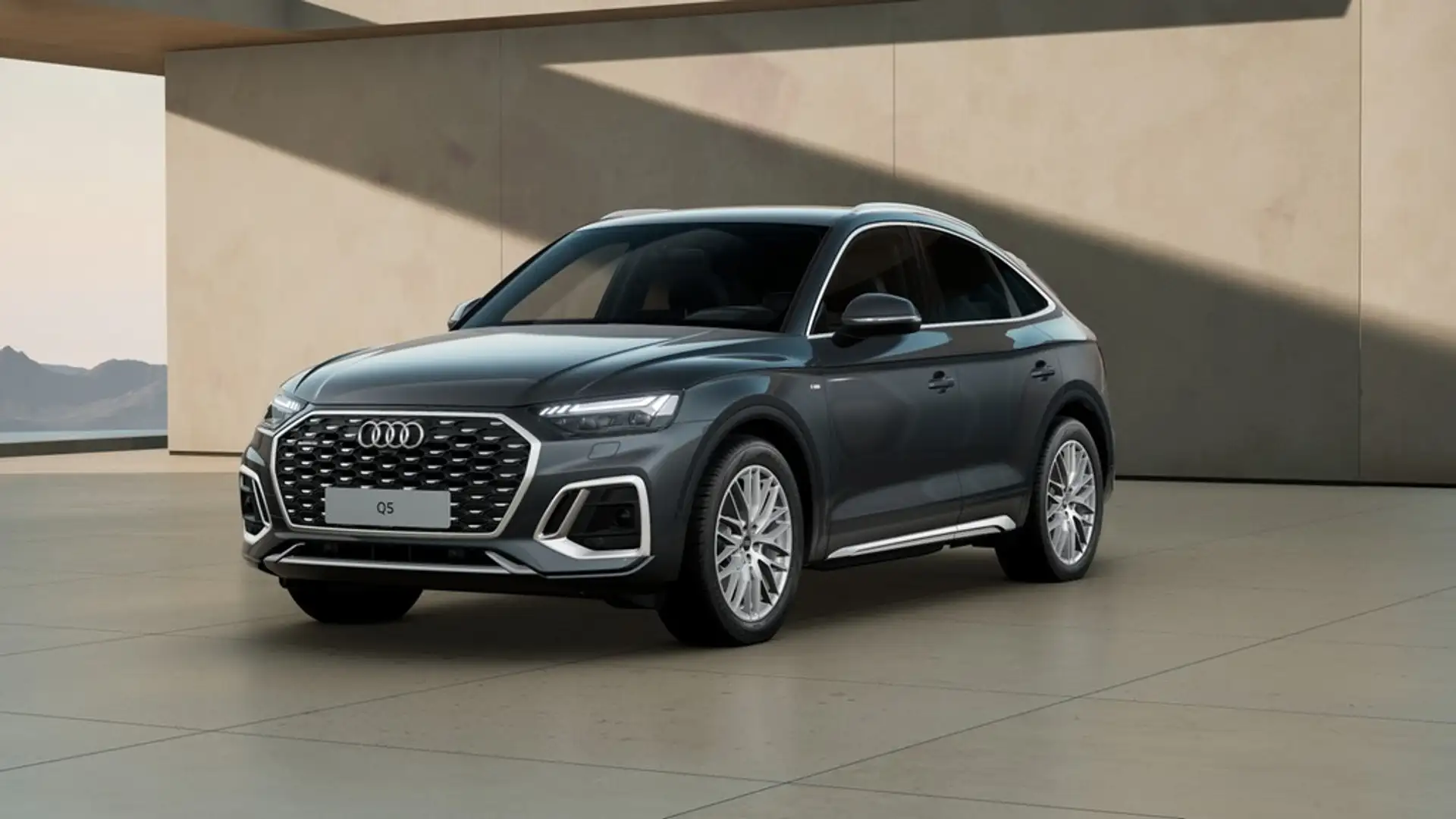 Audi Q5 Sportback 40 TFSI S line Matrix ACC AHK Kamera Grau - 2