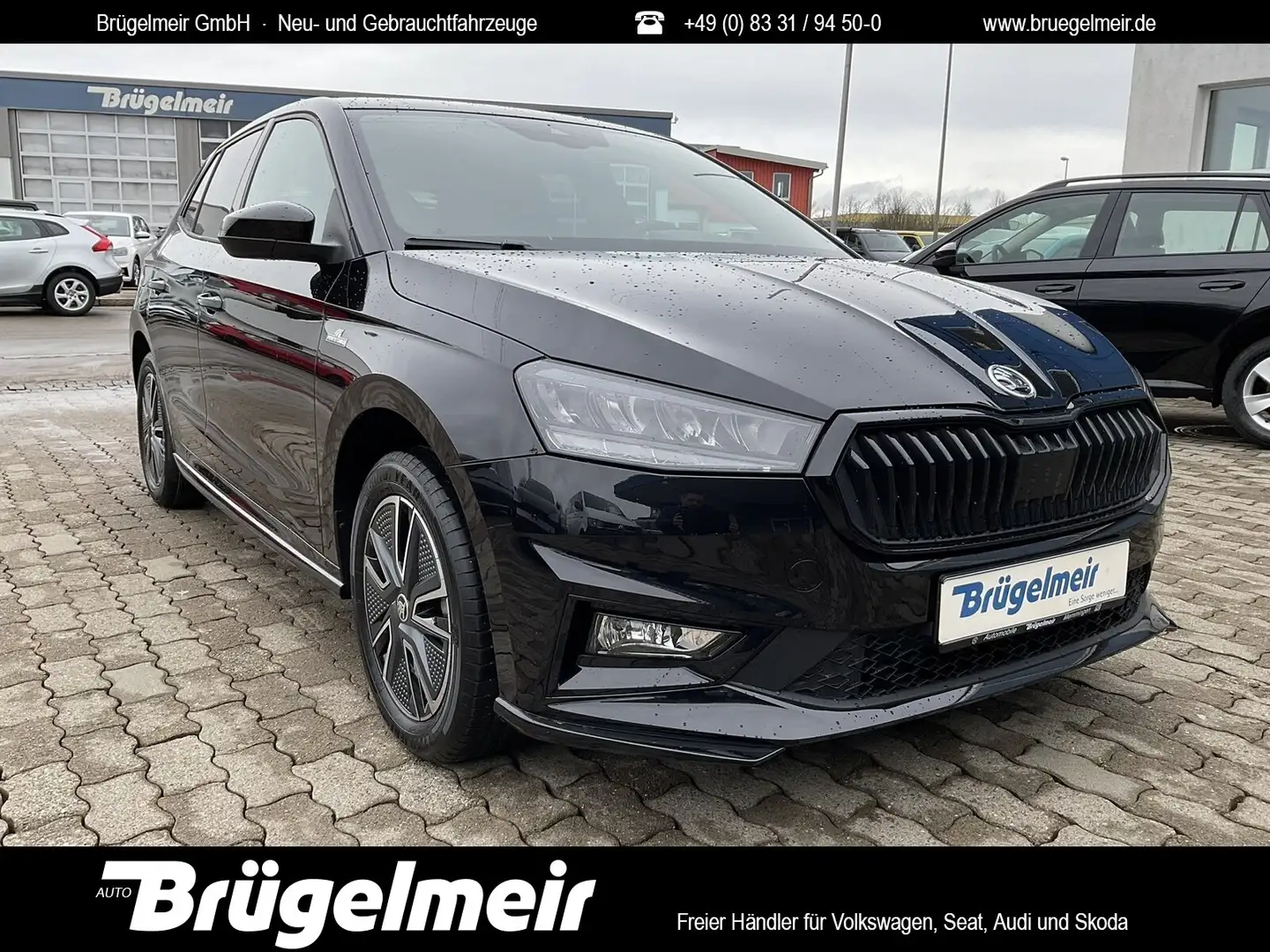 Skoda Fabia Fabia 1.0 TSI Monte Carlo+5J-GAR+LED+PDC+SHZ+16" Schwarz - 1