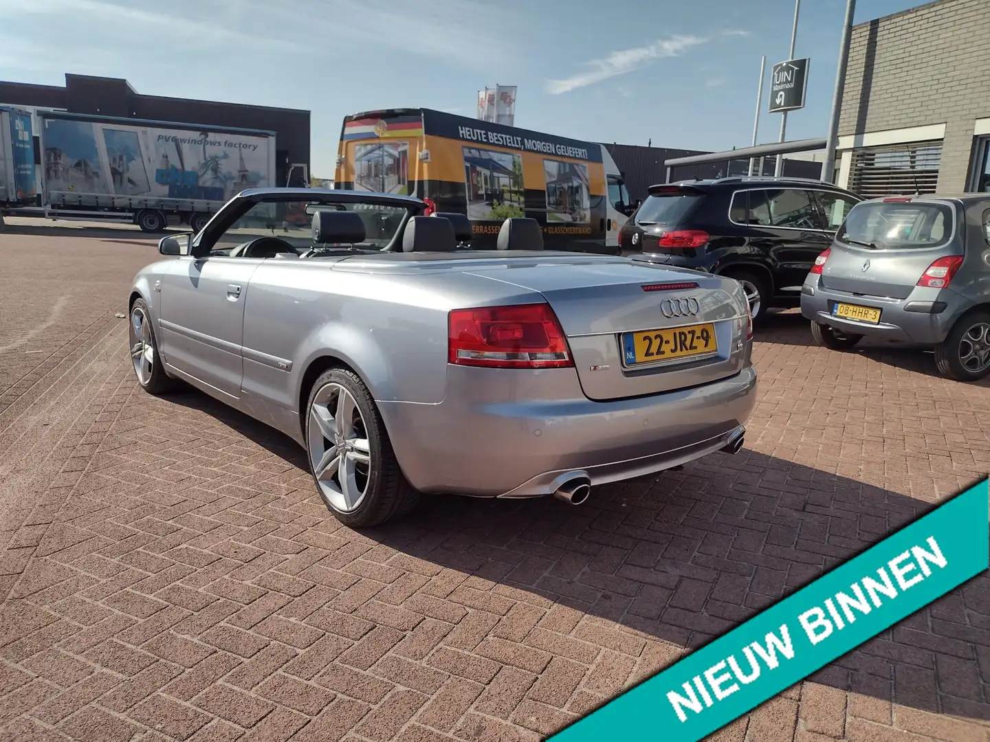 Audi A4 Cabriolet 1.8 Turbo MOOIE AUTO BEL 0619590613 APK Gris - 2