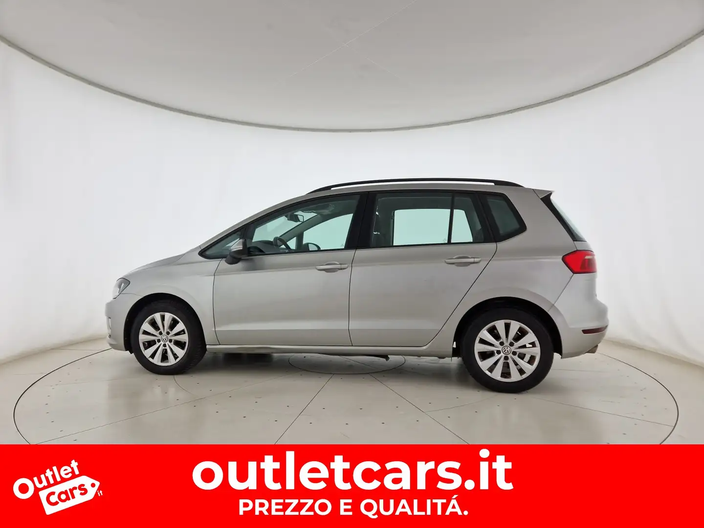 Volkswagen Golf Sportsvan sportsvan 1.6 tdi comfortline 110cv Argento - 2