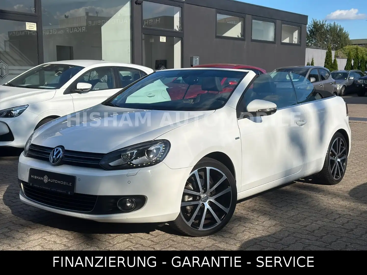 Volkswagen Golf VI CABRIOLET CUP/AUTOM/LEDER/TEMP/SHZ/ALU Weiß - 1