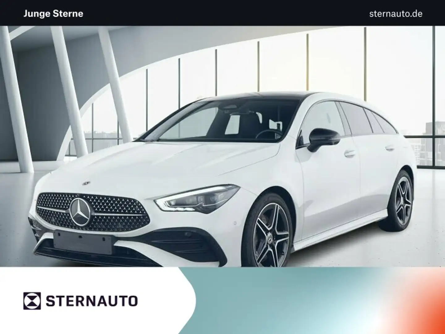 Mercedes-Benz CLA 200 CLA 200 SB AMG Premium Plus Night Burmester Smartp Weiß - 1