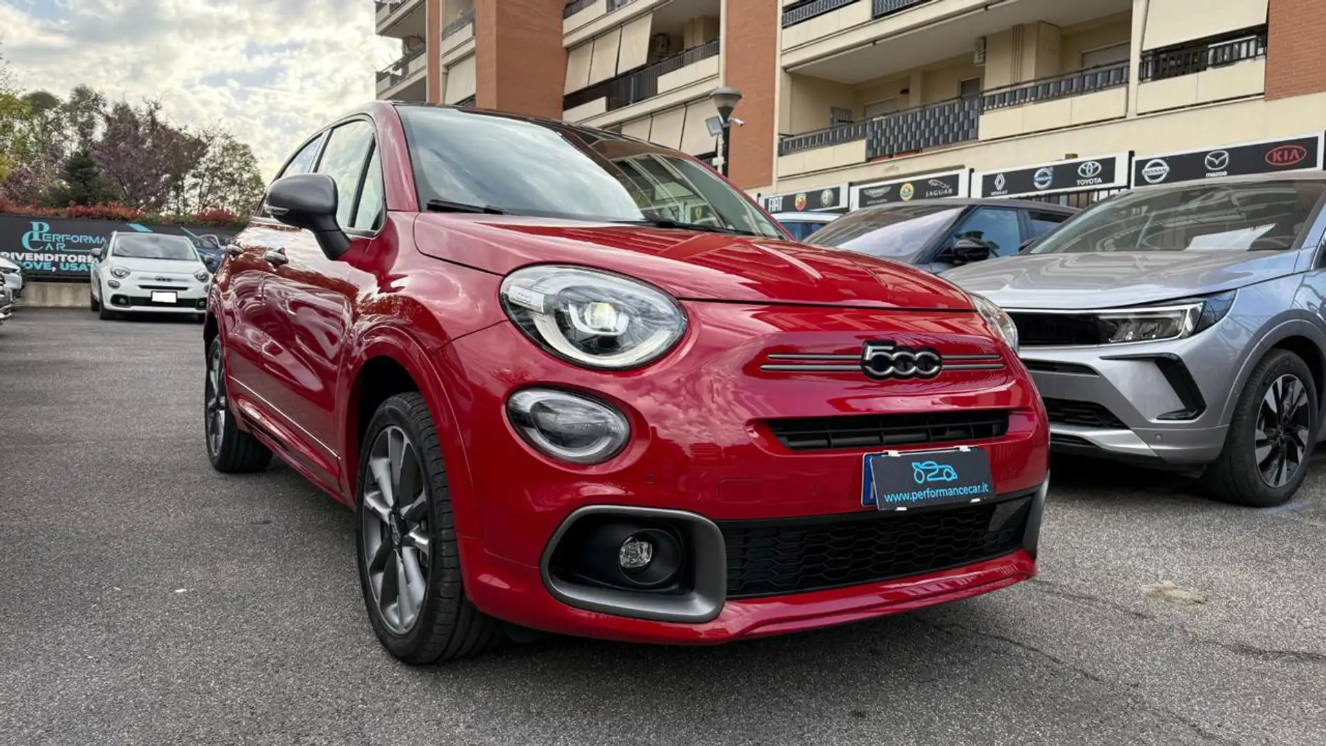 Fiat 500X 1.5 T4 HYBRID 130 CV DCT SPORT DOLCEVITA*CABRIO* Rosso - 2
