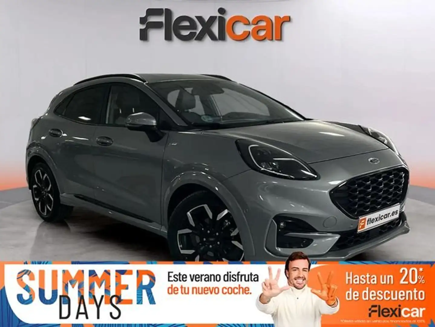 Ford Puma 1.0+EcoBoost+125cv+ST-Line+MHEV+Auto Gris - 1