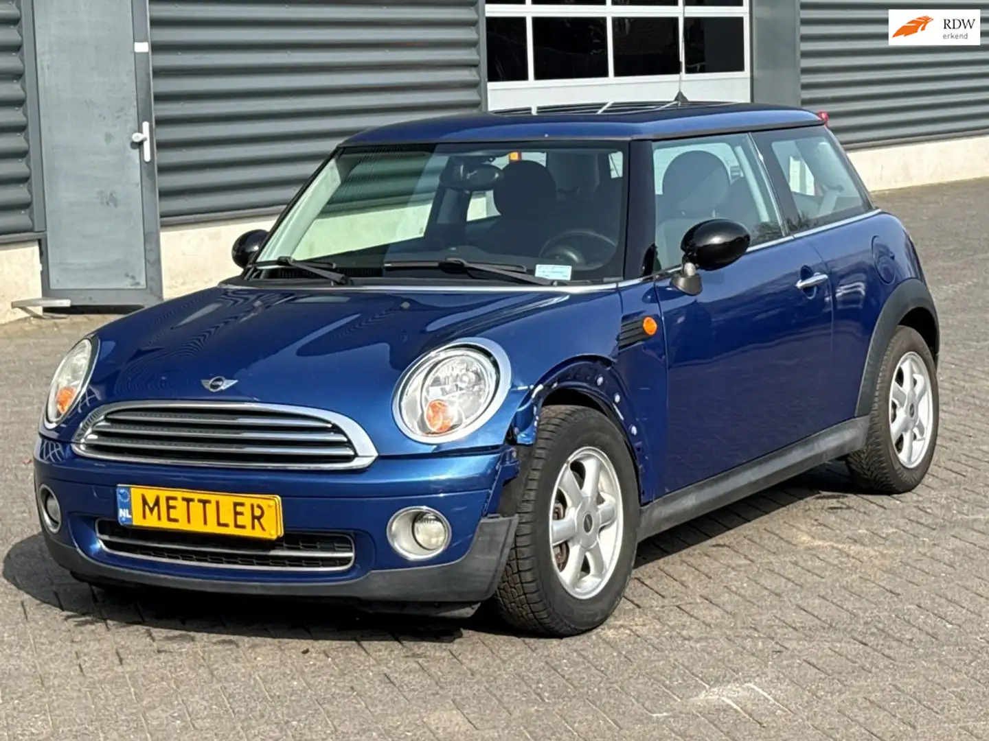 MINI One Mini 1.4 Pepper, airco Blau - 1