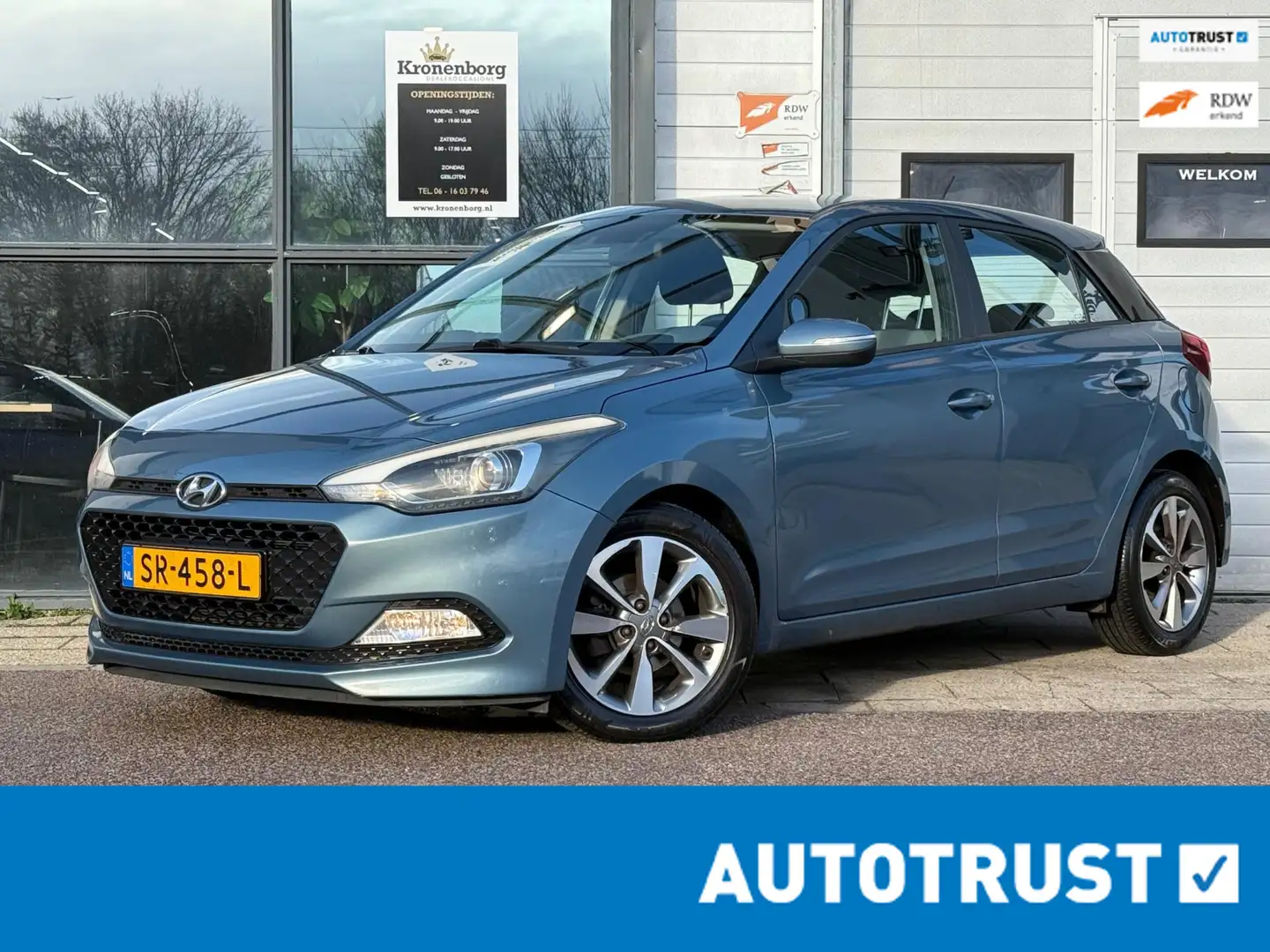 Hyundai i20 1.2 HP i-Motion, CRUISECR, NAP, APK Bleu - 1