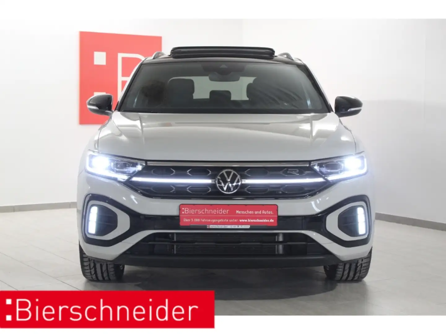 Volkswagen T-Roc 1.5 TSI DSG 2x R-Line Black Style FL 19 AHK MATRIX Grau - 2