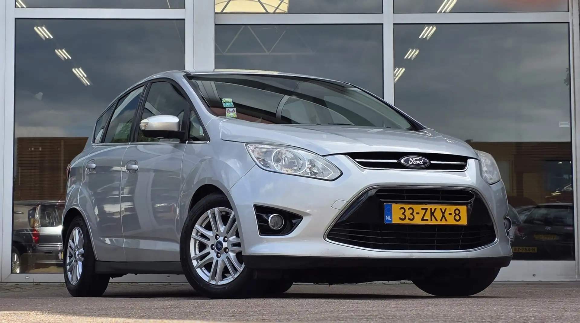 Ford C-Max 1.0 Titanium Trekhaak 2e Eigenaar Clima Mooi! Gris - 2