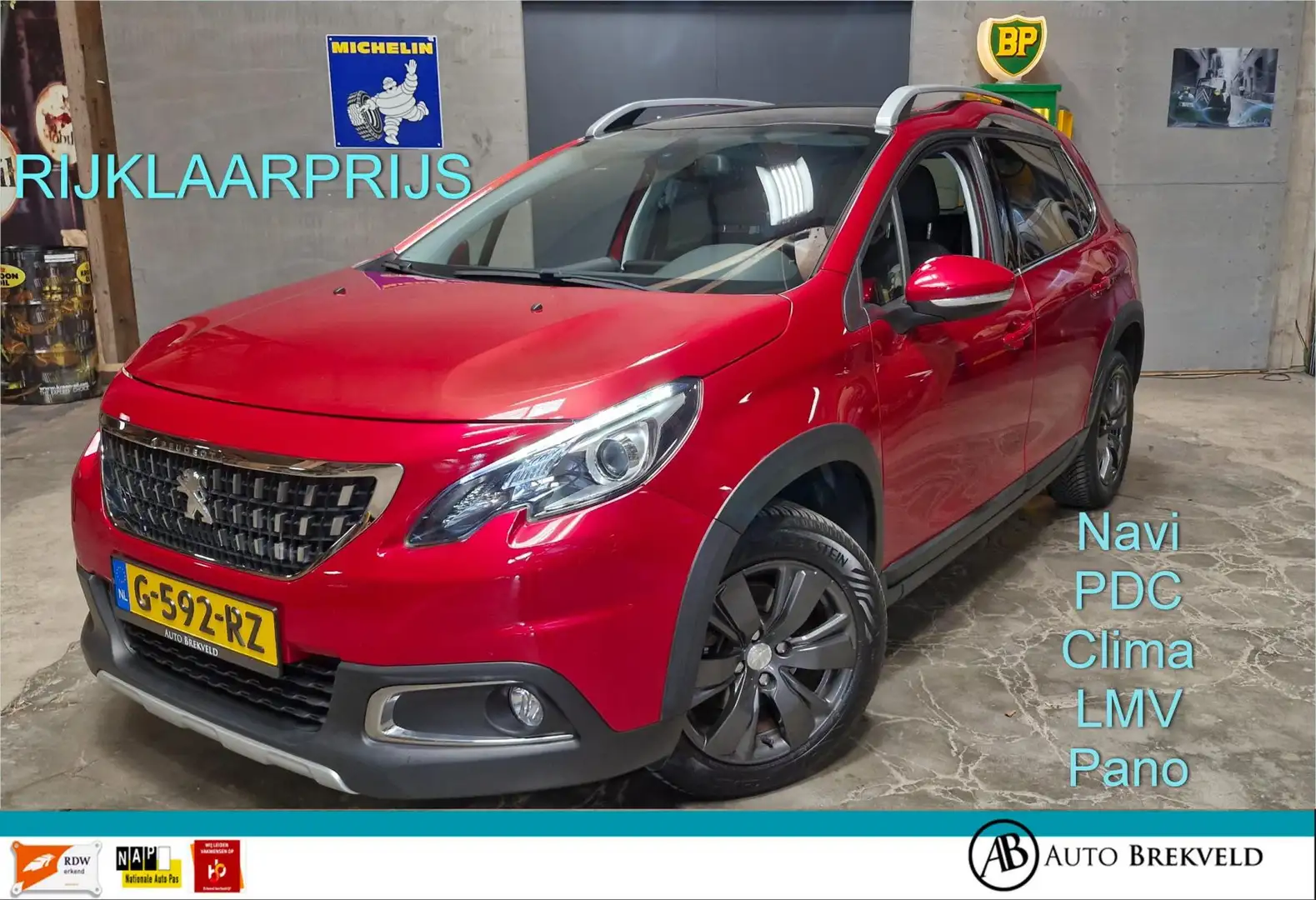 Peugeot 2008 1.2 PureTech GT-line 110PK | Rijklaar | Navi | PDC Rot - 1
