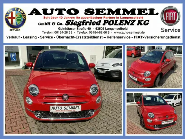 Fiat 1.0 GSE Hybrid Red