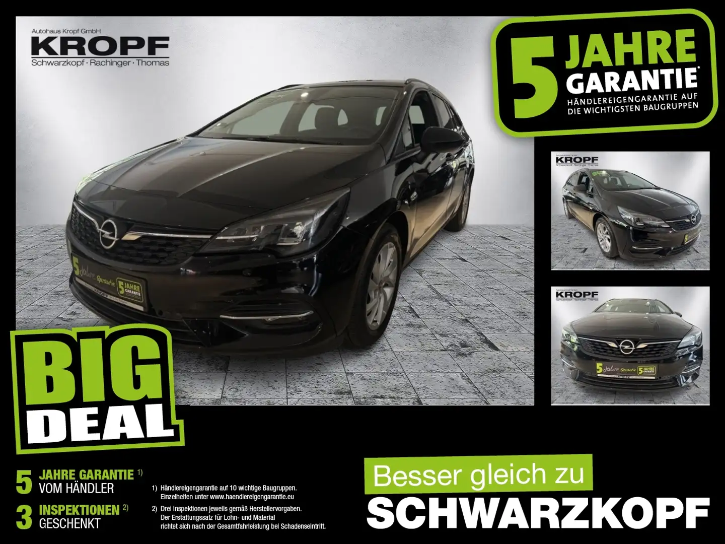 Opel Astra K Sports Tourer 1.2 Turbo **LM LED SHZ** Zwart - 1